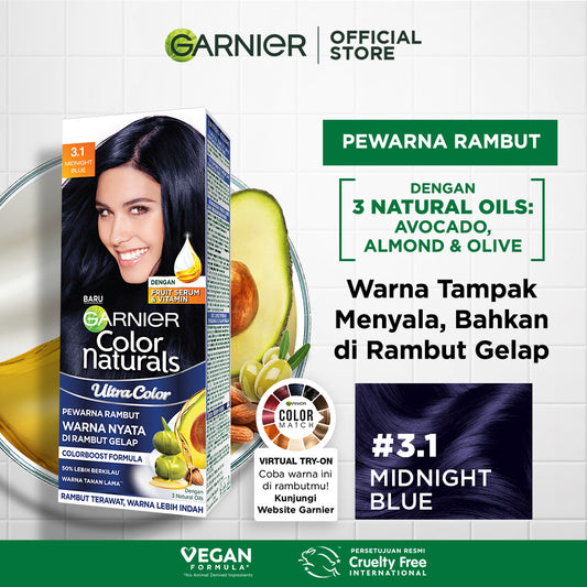 Garnier Color Naturals Ultra Color 3.1 Midnight Blue - 105ml