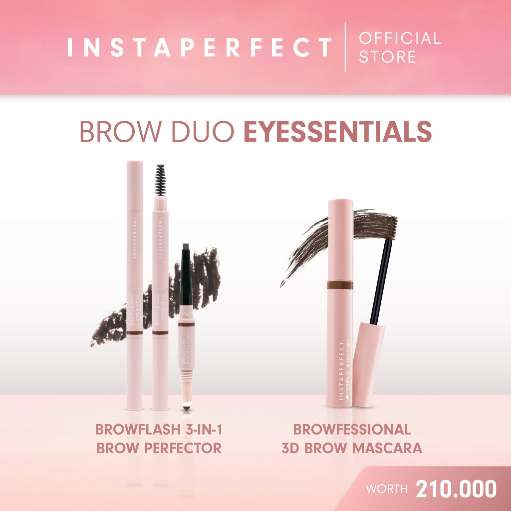 Instaperfect Brow Duo Eyessentials Bundle (Browflash + Brow Mascara)