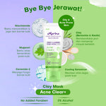 Marina Expert White and Glow Face Mask Acne Clear 50ml [1pcs] - Exp Date : 03.2026