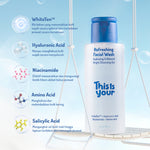 [BEST SELLER] This is Your - Refreshing Facial Wash Natural Bright Cleansing Gel 100ml | Sabun Cuci Muka Lembut Membantu Membersihkan Kotoran pada Wajah Cocok Untuk Semua Tipe Jenis Kulit, Berjerawat, Kering, Normal