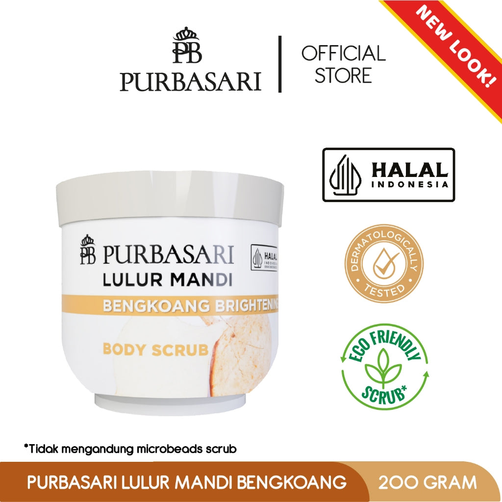 [Bundle Hemat] Purbasari Lulur Mandi Bengkoang 2PCS / Lulur Pemutih Whitening Pencerah / Lulur pelembab kulit / Lulur Badan perontok daki / Menyamarkan flek hitam / Melembabkan / Mencerahkan
