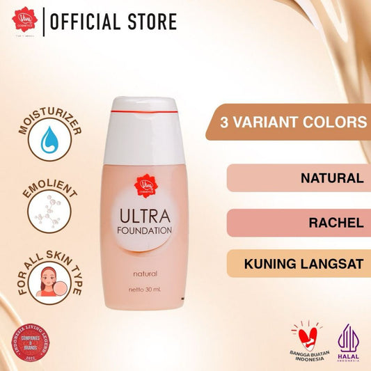 Viva Ultra Foundation 30 ml (Tersedia 3 Varian Warna)