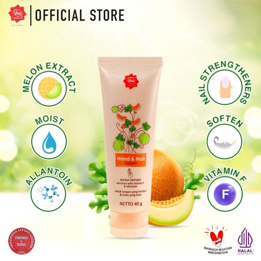 Viva Hand & Nail Cream with Vit F, Melon Extract & Allantoin - 40 gr