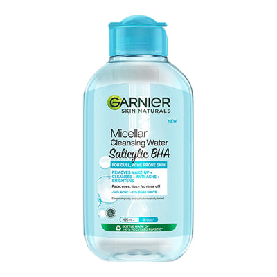 Garnier Micellar Water Pembersih Makeup Vitamin C 125 ml Garnier Micellar Water Pembersih Makeup Air Mawar 125 ml Garnier Micellar Water Pembersih Makeup untuk Kulit Sensitif 125 ml