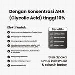 [HOT PRODUCT] TERATU BEAUTY Smoothing & Brightening Lotion AHA 10% Glycolic Acid (Mencerahkan & Menghaluskan Kulit)