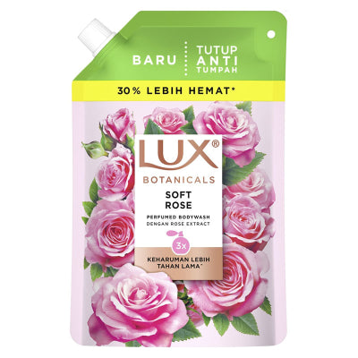 LUX SABUN MANDI CAIR/LUX BOTANICALS/SOFT ROSE/VELVET JASMINEMAGICAL ORCHARD/HONEY ZAITUN MADU/400ML/825ML