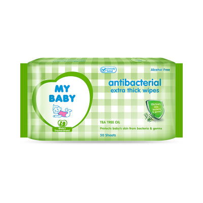 MY BABY TISSUE BASAH ANTIBACTERIAL 50S/BABY WIPES/BABY CARE/TISSUE BASAH/TISU