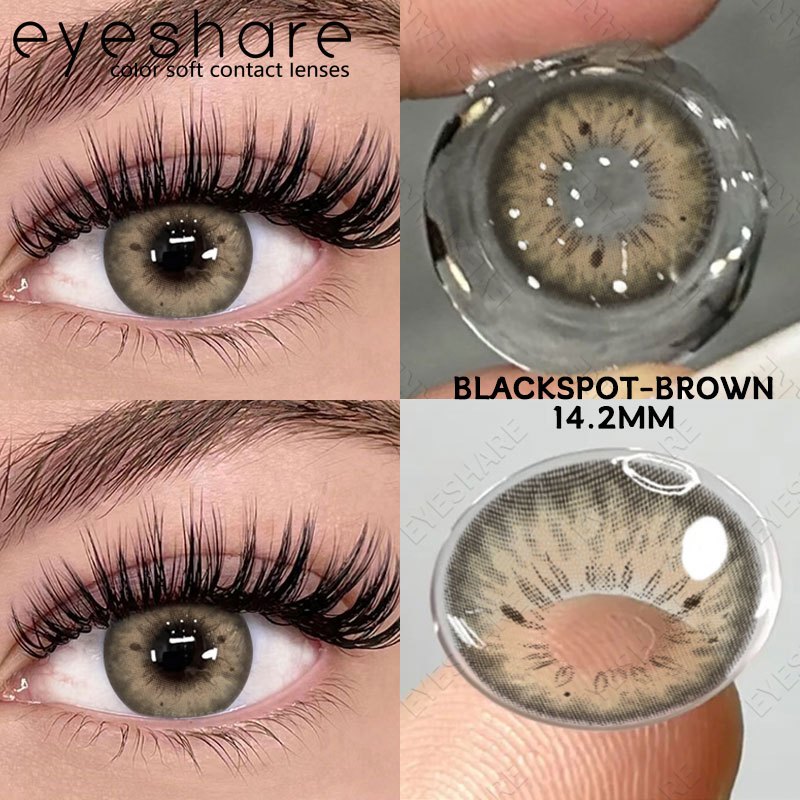 Eyeshare Venice Softlens Gray 1Pasang 14.2mm Lensa Kontak Soflen Soflens