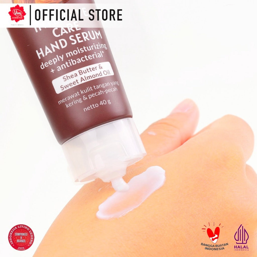 Viva White Hand Serum + Antibacterial with Moisturizing Complex, pH Balanced & Vitamins (VIT E & PRO VIT B5) - tersedia 3 varian
