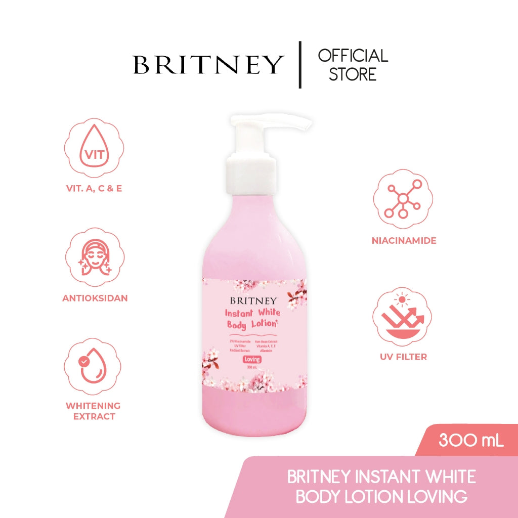 RUBEN ONSU X Purbasari Britney Body Lotion mix varian Extract Mencerahkan Niacinamide Vitamin Wangi