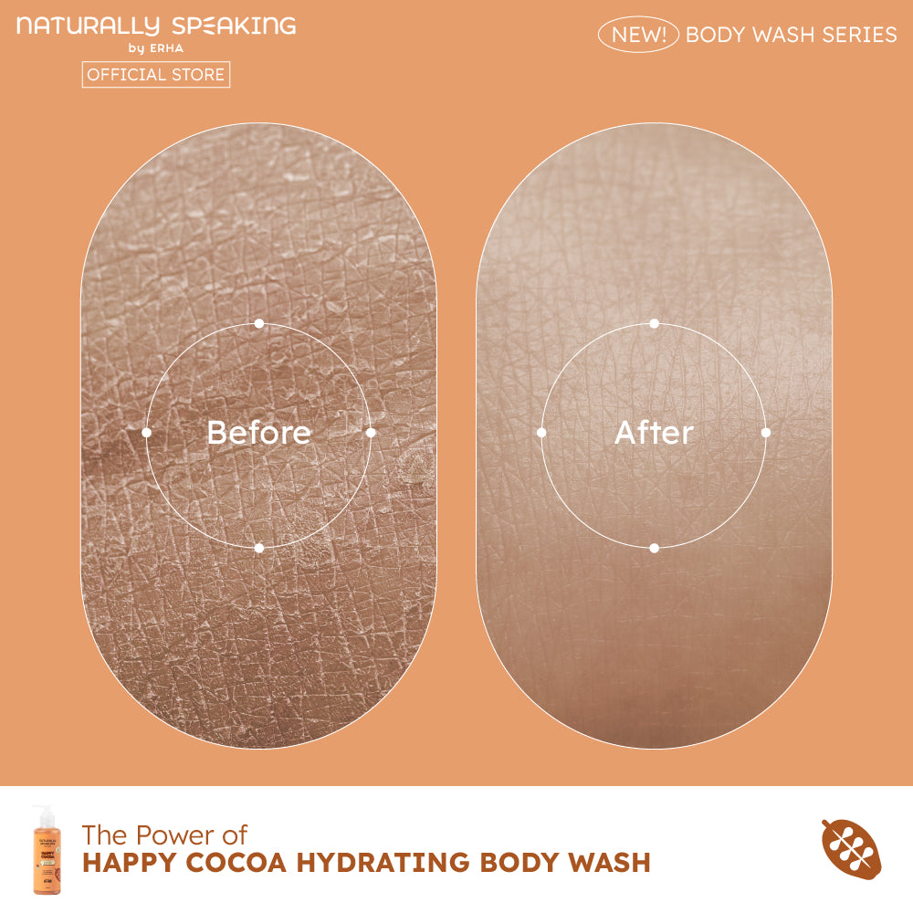 Naturally Speaking Happy Cocoa Hydrating Body Wash 200ml