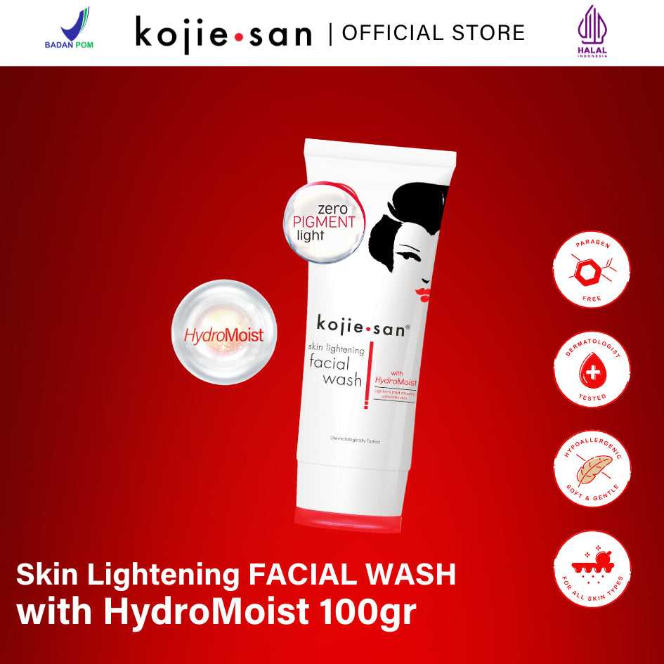 KOJIE SAN Skin Lightening Facial Wash w/ Hydromoist 100 gr