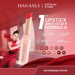 Hanasui Mattedorable Lipstick - Anti Geser Formula  Smudgeproof Transferproof Long Lasting Tahan Lama Melembabkan Hidrasi Optimal