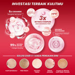 Hanasui Advance Retinol Serum -  Anti Aging Serum untuk Kerutan Halus Tekstur Kulit Cerah Kenyal Encapsulated Retinol, HPR, Advance Niacinamide, 5X Ceramide