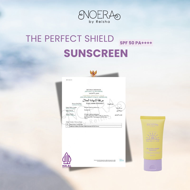 Noera The Perfect Shield Sunscreen SPF 50 PA++++ | Sunscreen Anti Kusam Blue Light Protection