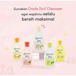 OVALE 2in1 Facial Lotion Bengkuang / Lemon / Anti Acne / 60ml 100ml 200ml - Pembersih Wajah Sekali Usap/HenecoBeauty
