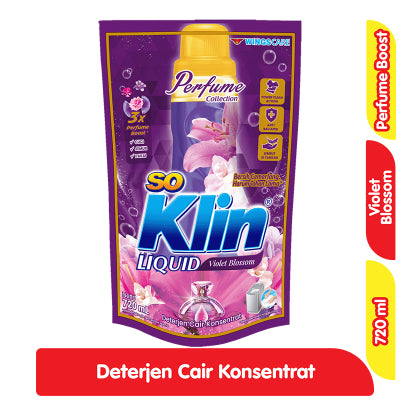 So Klin Deterjen Cair Blossom Scarlet Refill 1.6 L / Violet Blossom 1.6 L