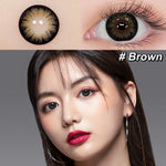 [0.00 s/d -6.00]Magister Softlens Minus14.5mm Lensa Kontak Warm Softlens For Big eyes 1Pasang 6bulan