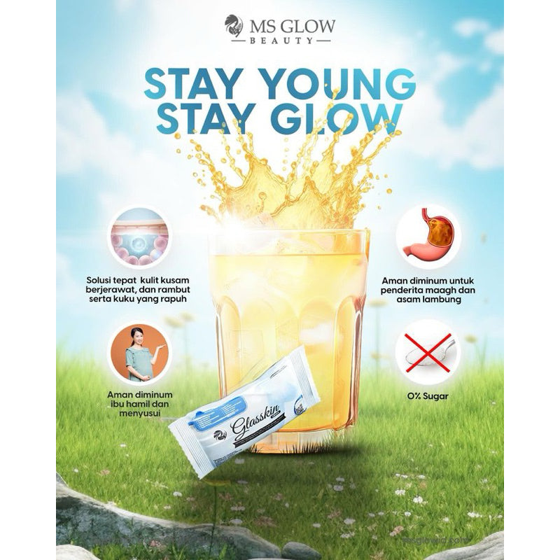 MS glow Glass Skin Colagen drink new formula