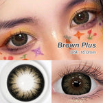 Magister Softlens Big Eyes softlens 14.5mm 16mm Normal Doll Eyes softlens Lensa kontak warna diameter softlens Brown /Black normal mata besar softlens 6bulan