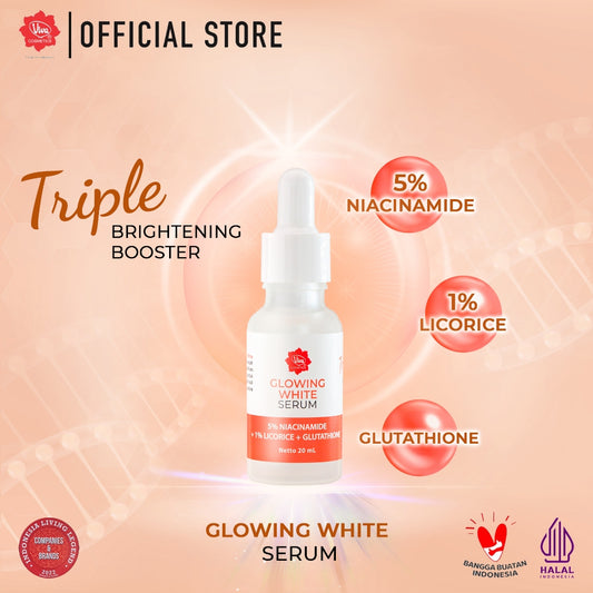 Viva Glowing White Serum with Niacinamide, Licorice & Glutathione (20ml)