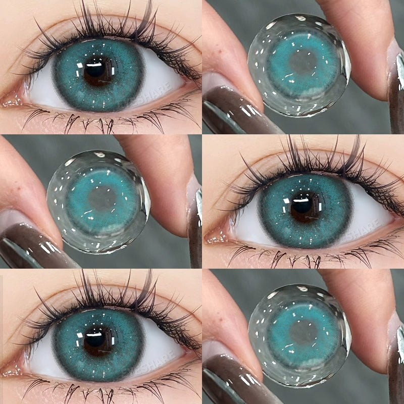 Eyeshare Softlens Vienna Chocolate 14.5mm 1 Pasang Lensa Kontak Untuk Mata Besar