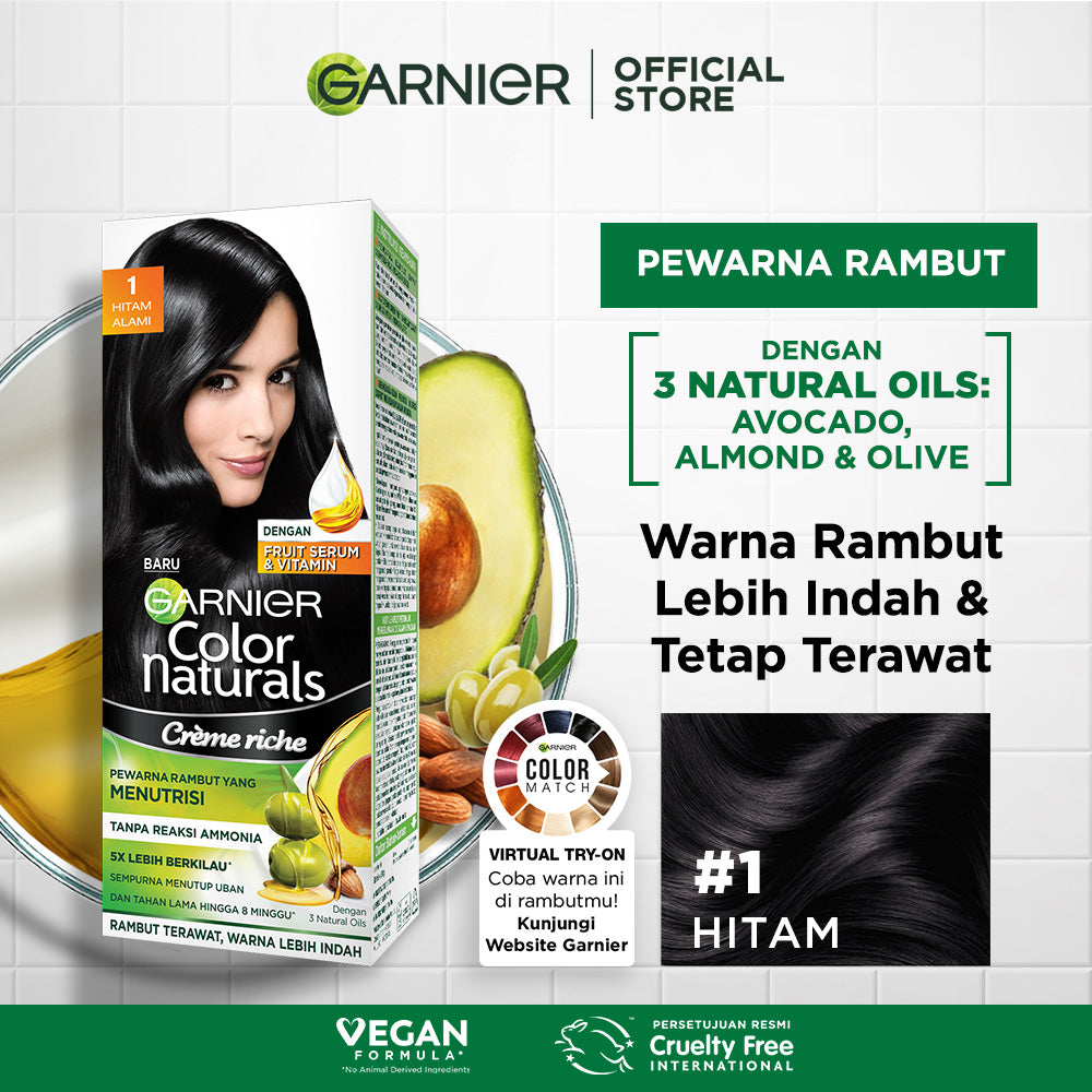 Garnier Color Naturals Creme Riche 1 - 105ml