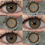 Eyeshare (COD) SEMPORMA BROWN 14.2mm Softlens Normal