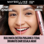 MAYBELLINE OFFICIAL Paket Makeup Mata Sky High Waterproof Mascara + Serum Bulu Mata | Maskara Eye Make up