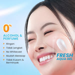 Hanasui Collagen Water Sunscreen SPF 50 - Ringan & Menenangkan Kulit No Whitecast Tidak Kusam Berminyak