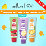 [1pcs] Purbasari Superfood SCRUB FACIAL WASH Series / pembersih muka / sabun wajah / lulur wajah Pencerah