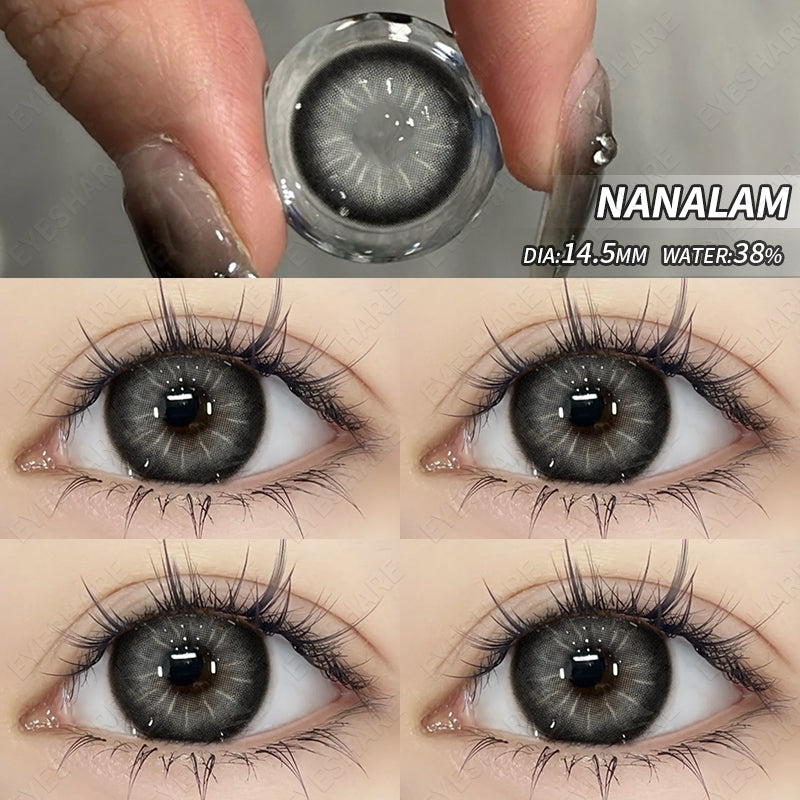 Eyeshare Softlens Lemon Gray 14.0mm 1 Pasang Lensa Kontak