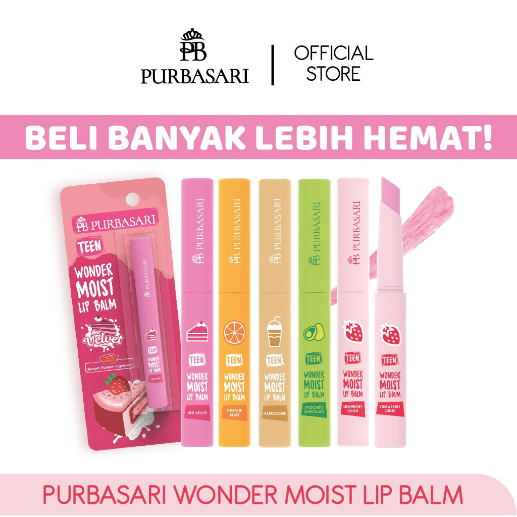 Purbasari Lip Balm / Pelembab Bibir / Solusi Bibir Kering
