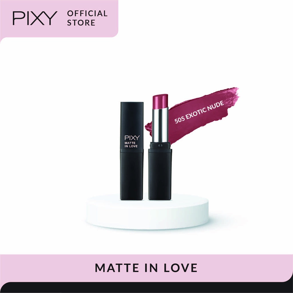 Pixy Lipstick Matte In Love 4,4gr | Lipstik Tahan Lama