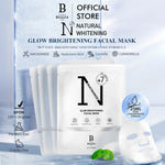 PREMIERE BEAUTE [Mask 6pcs]Whitening Essense Face Mask 25ml masker wajah Niacinamide centella Brightening Moisturizing Skin Care Anti aging Masker Wajah Brightening Glowing Exfoliating Pengangkat Komedo Penghilang Jerawat