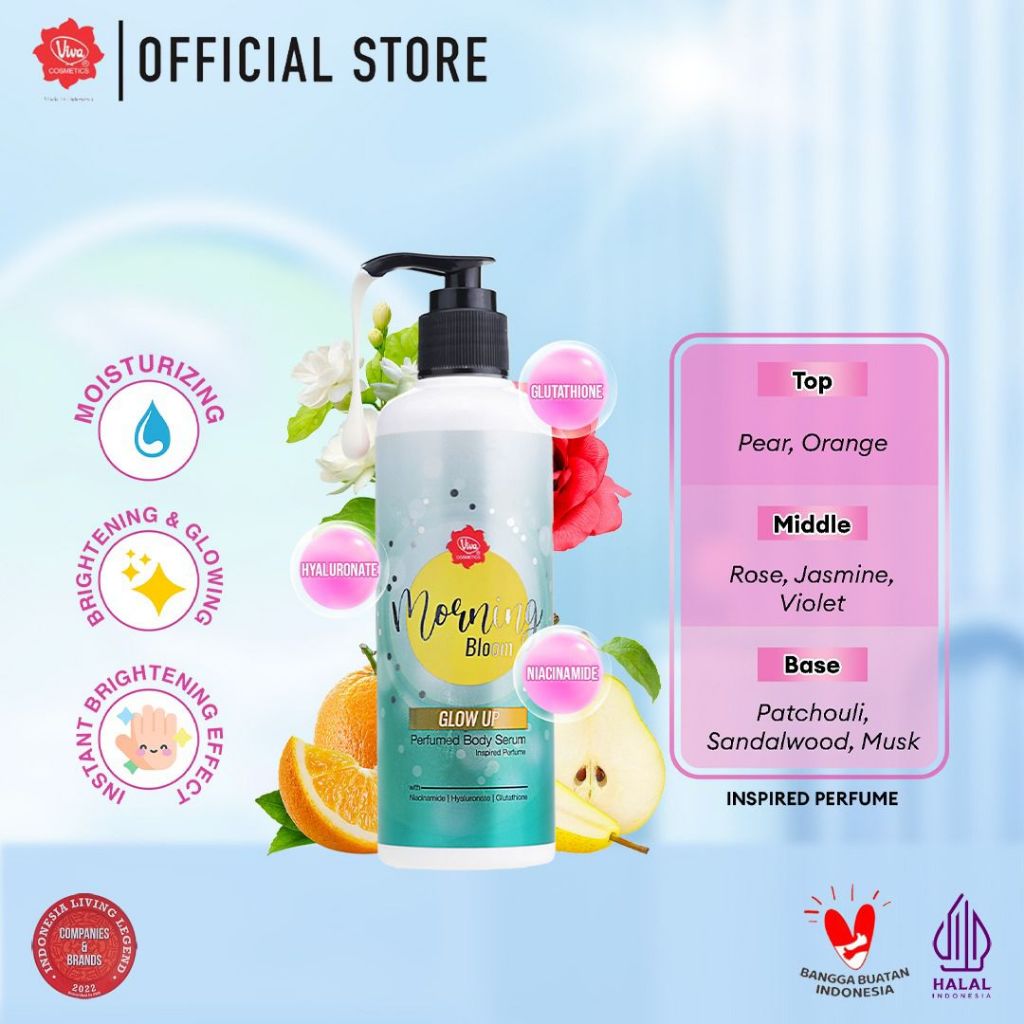 [PROMO] Paket Body Glow & Bright Set -  Instant Brightening & Glowing with Niacinamide, Glutathione, & Licorice Extract