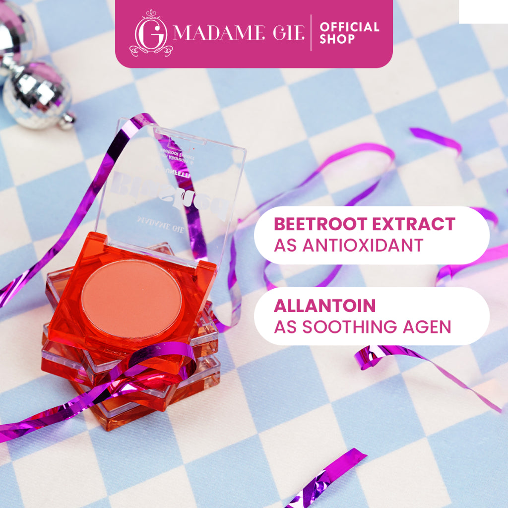 Madame Gie Blushed - Makeup Blush On Long Lasting Pigments