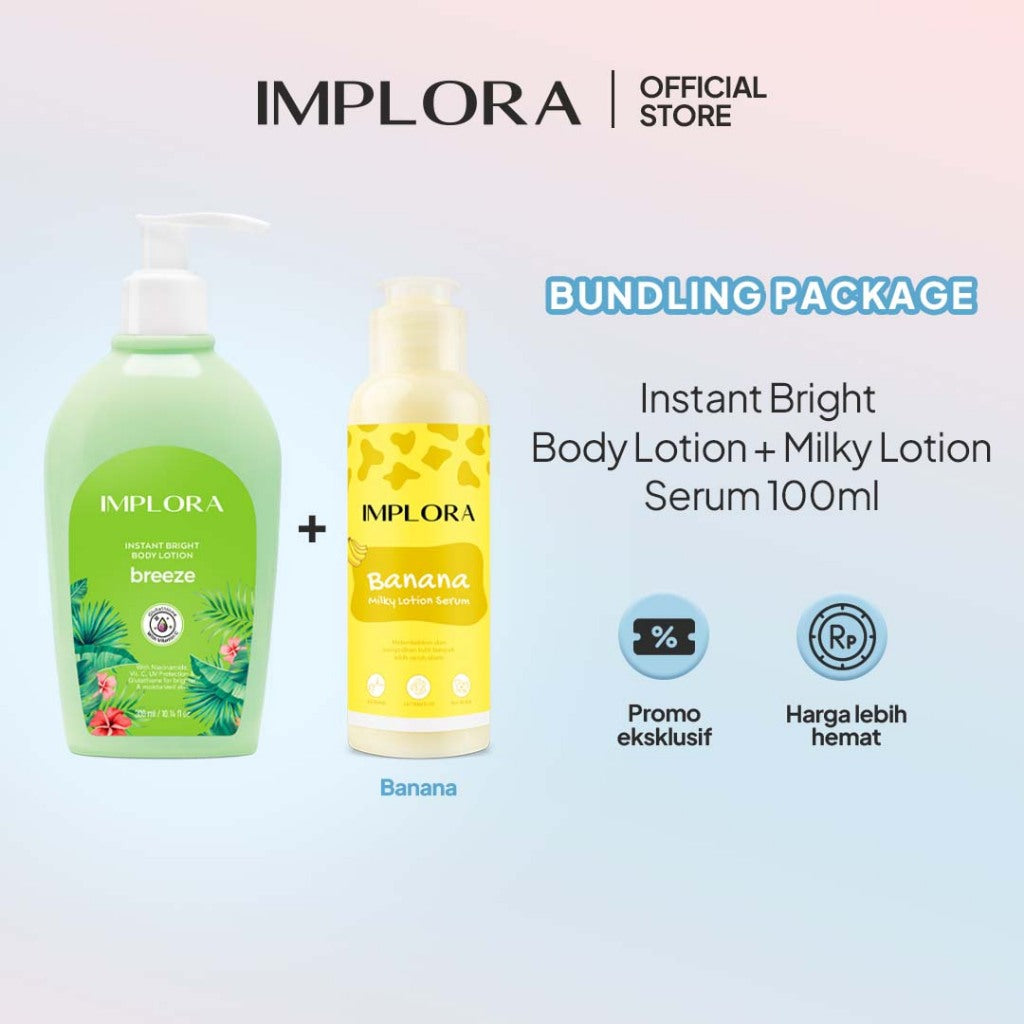 Implora Instant Bright Body Lotion | Lotion Perawatan Tubuh