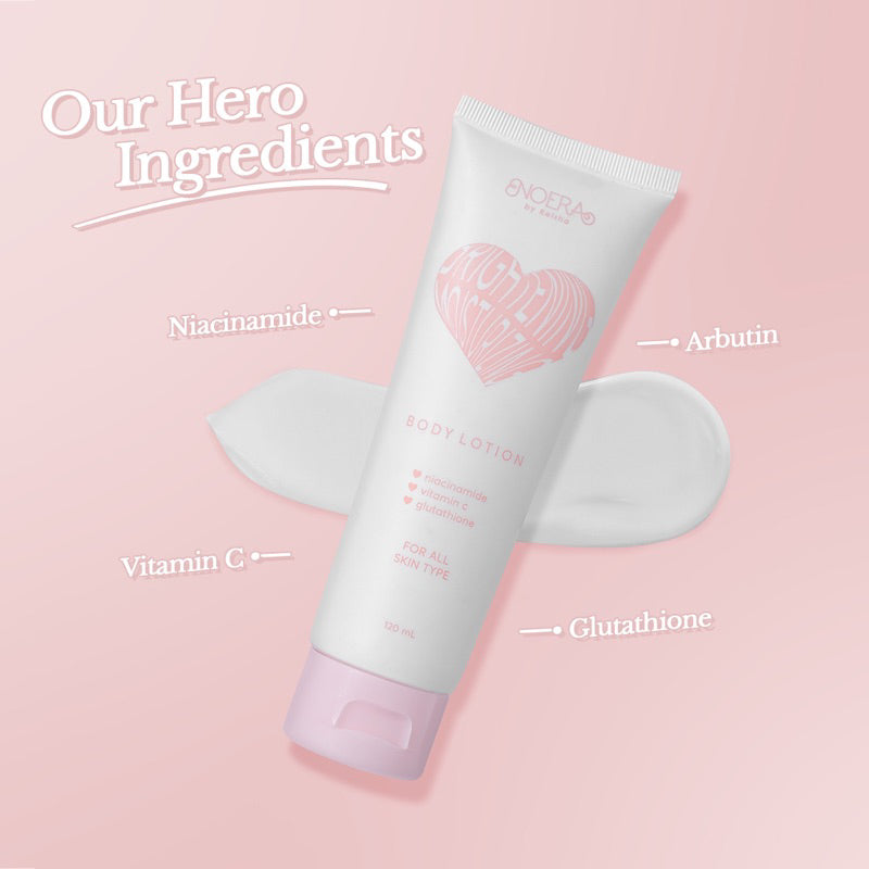Noera Moisturizing Brightening Body Lotion With UV Filter | Whitening Lotion | Lotion Pemutih Badan
