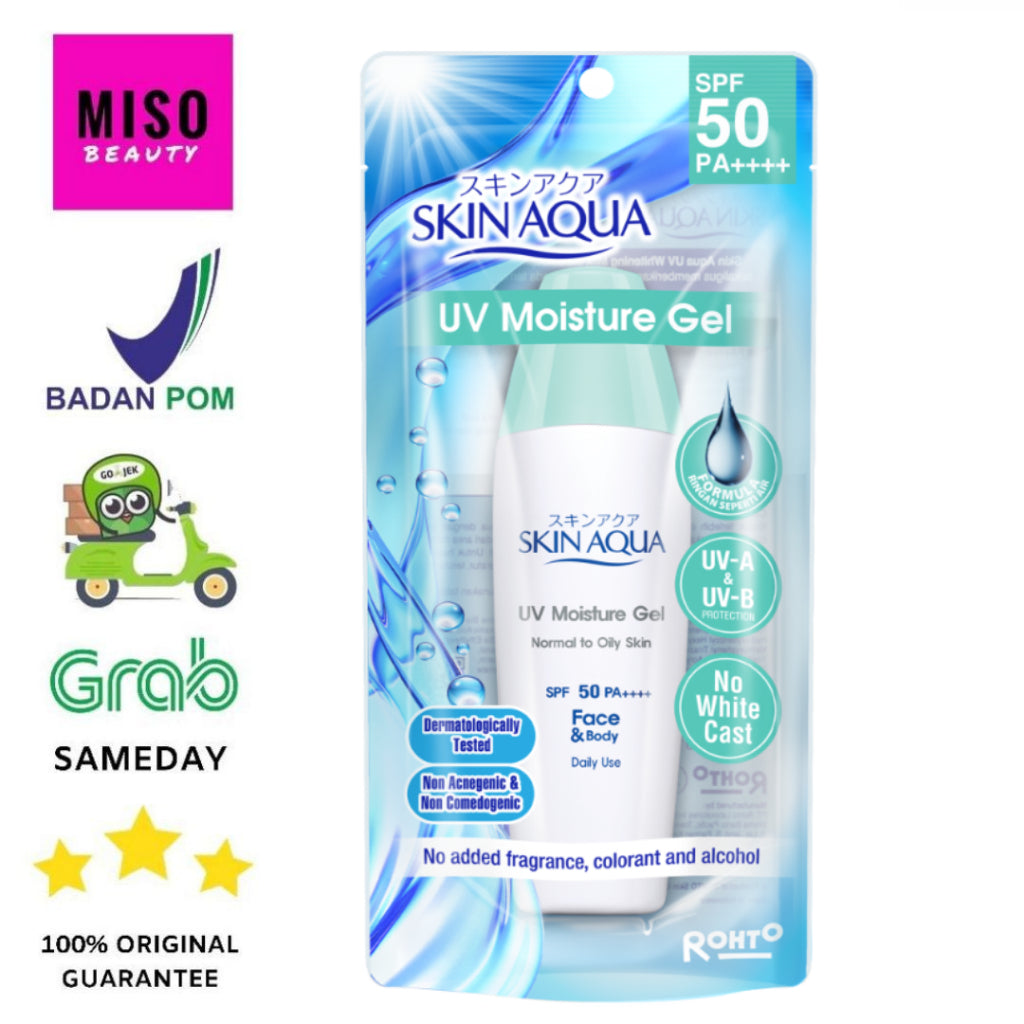 [BPOM] SKIN AQUA Moisture Gel SPF50 PA++ - Normal To Oily 40gr-100%ORIGINAL