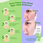 Marina Expert White and Glow Face Mask Acne Clear 50ml [1pcs] - Exp Date : 03.2026