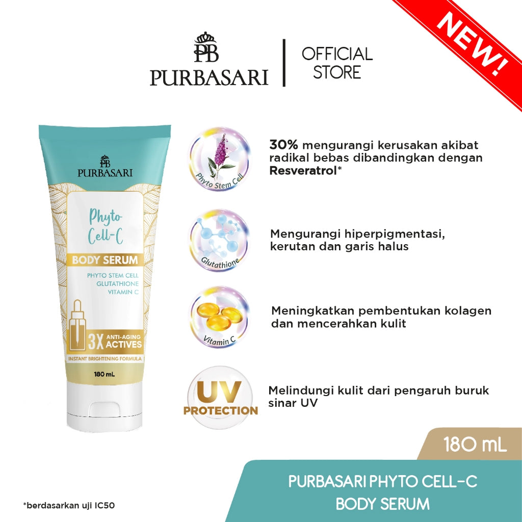 Purbasari Phyto Cell-C  180 ml / Body Serum Viral