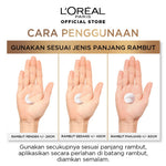 L'Oreal Paris Extraordinary Oil Gold 100ml + Elseve Hyaluron Moisture Hydra Filling Hair Night Cream 150ml (Perawatan Intensif Untuk Semua Jenis Rambut)