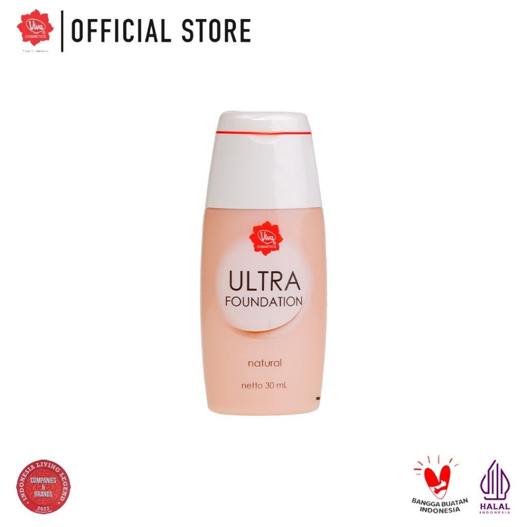 Viva Ultra Foundation 30 ml (Tersedia 3 Varian Warna)