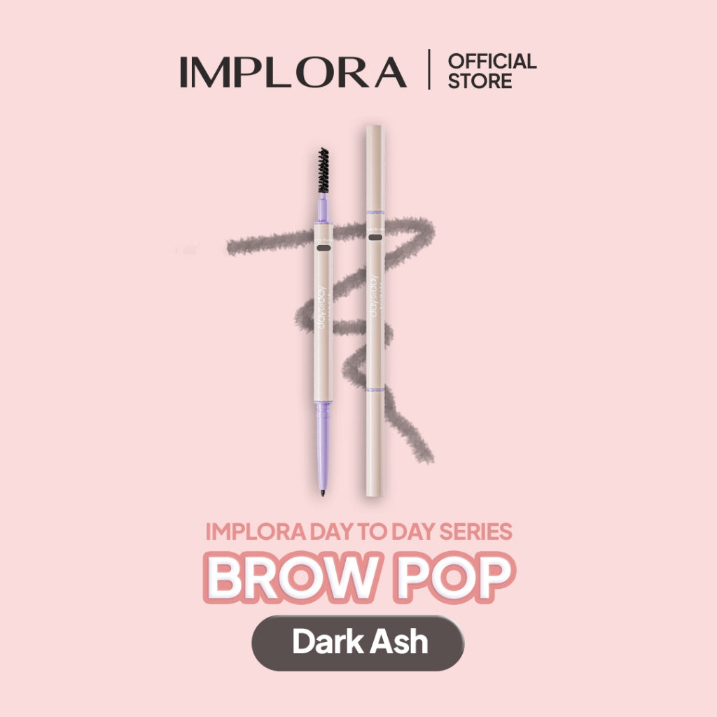 Implora Day To Day Brow Pop | Pensil Alis tahan lama & waterproof