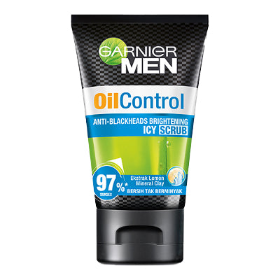 GARNIER MEN ACNO FIGHT ANT-ACNE 100ML/ TURBO BRIGHT/OIL CONTROL SUPER DUO/ICY SCRUB FOAM/OIL CONTROL INTENSIVE/OIL CONTROL CHARCOL/OIOL CONTROL COOLING FOAM