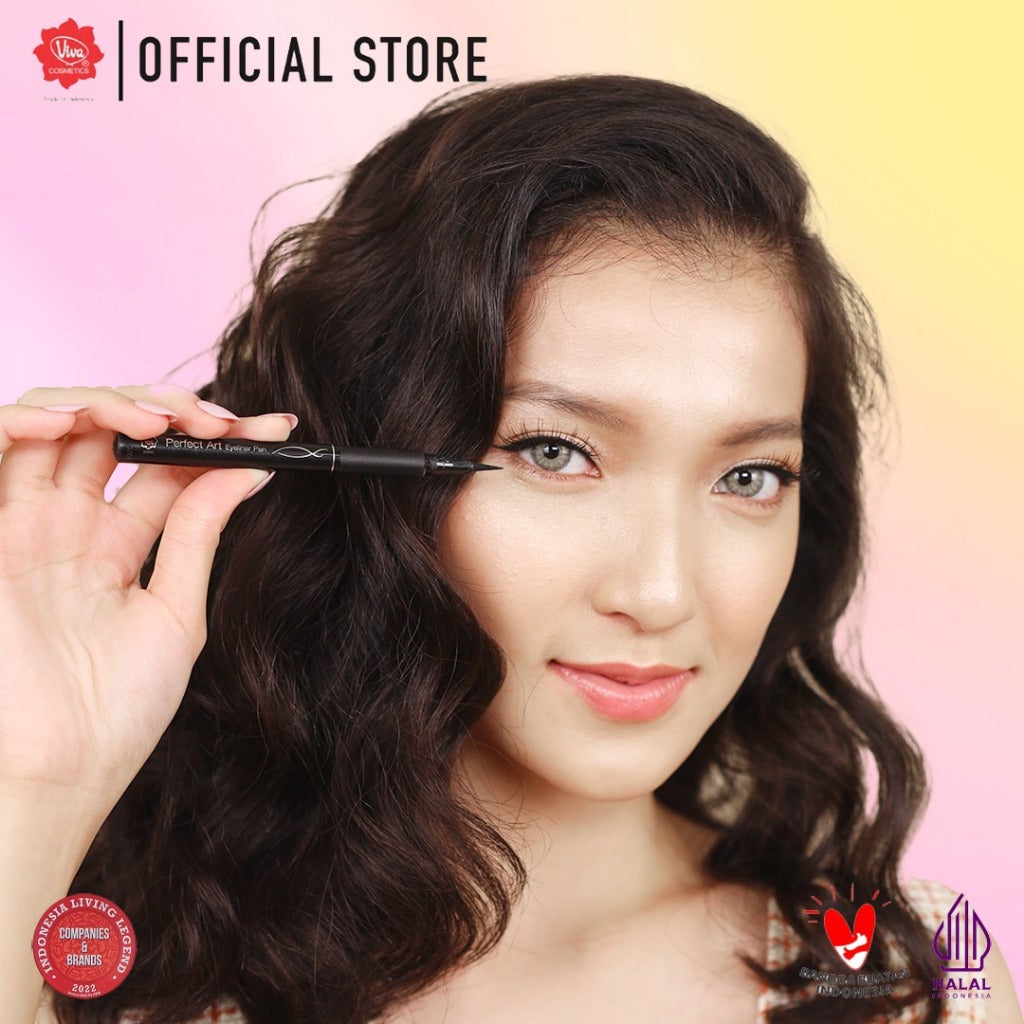 Viva Queen Perfect Art Eye Liner Pen - LONG LASTING, INTENSE INK, SKINNY TIP & EASY TO USE
