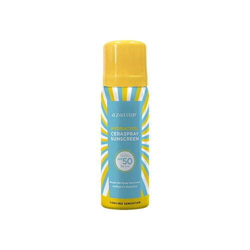 Azarine Ceraspray Sunscreen Spray SPF 50 PA+++ with cooling sensation 50ml UV Defender UV Protector Outdoor Sunscreen Mist