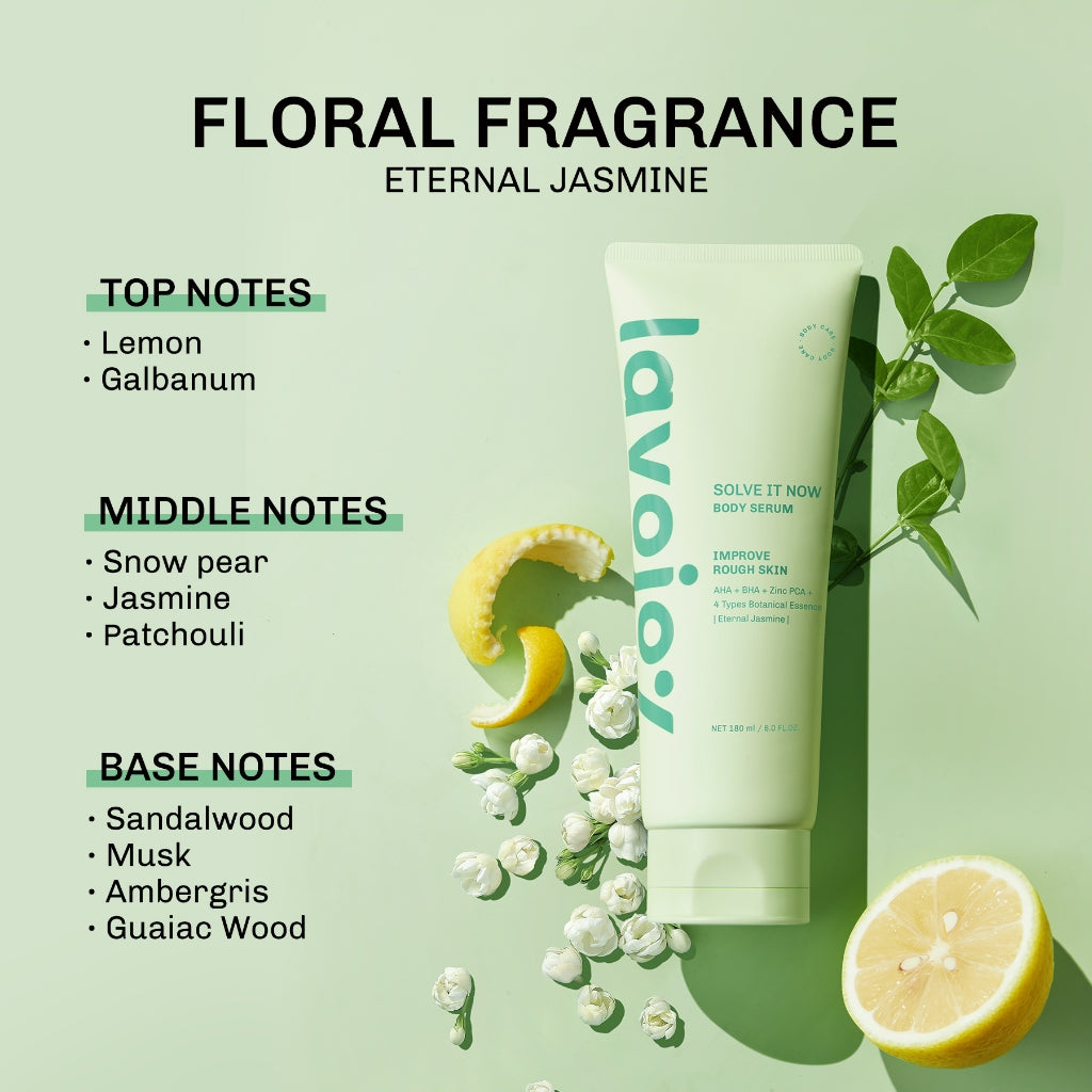 Lavojoy Solve It Now Body Serum | Body Lotion Untuk Melembabkan Kulit Sensitif,  Merawat Kulit Berjerawat, Menghaluskan Tekstur Kulit Kasar Dan Anti Jerawat | Mengandung Amino Acid, AHA, BHA Dan Zinc PCA