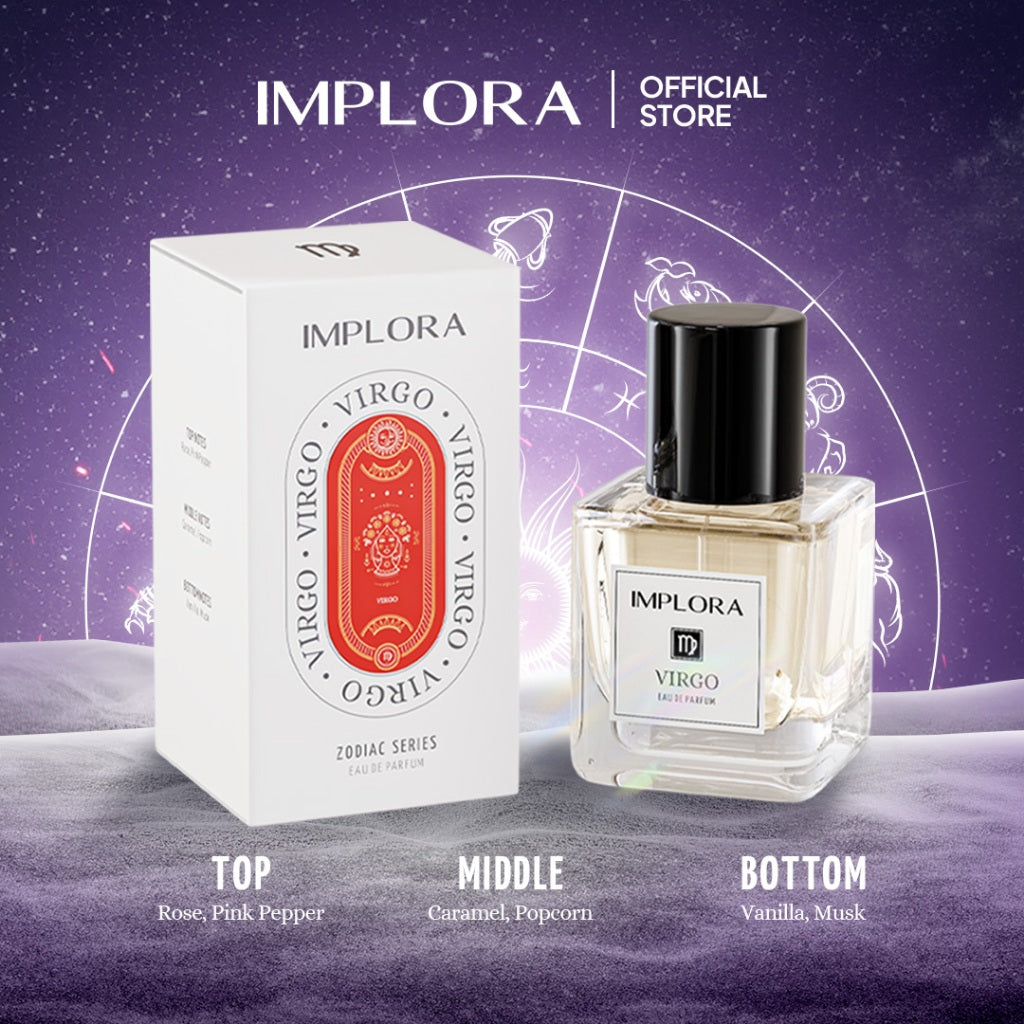 Implora Zodiac Series Eau De Parfum | Tahan Lama | Sweet Fresh Woody